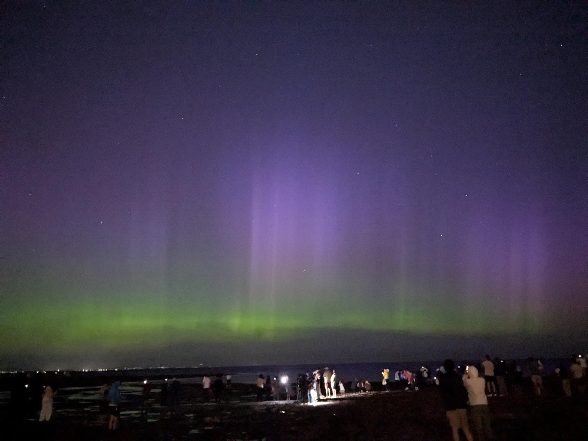 The Southern Aurora over Ricketts Point, Victoria